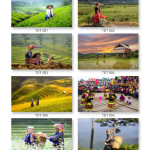 Rèm Cuốn In Tranh chủ đề: Dân Tộc