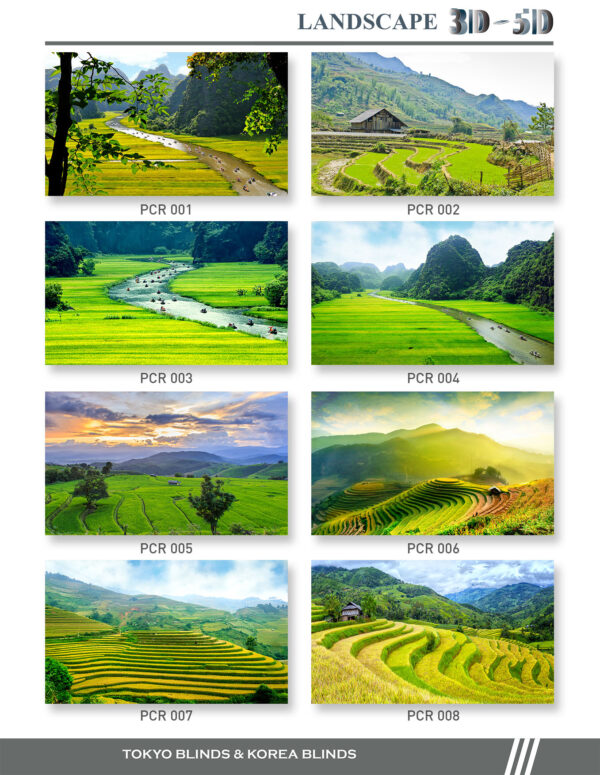 Rèm Cuốn In Tranh chủ đề: Phong Cảnh - Ảnh 76