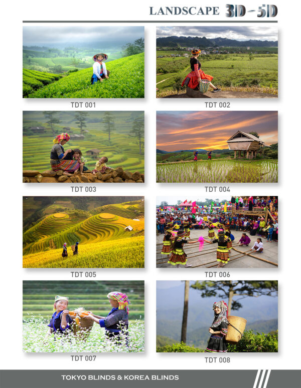 Rèm Cuốn In Tranh chủ đề: Dân Tộc - Ảnh 2