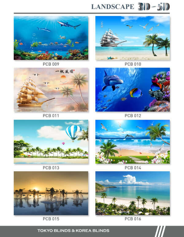 Rèm Cuốn In Tranh chủ đề: Phong Cảnh - Ảnh 3