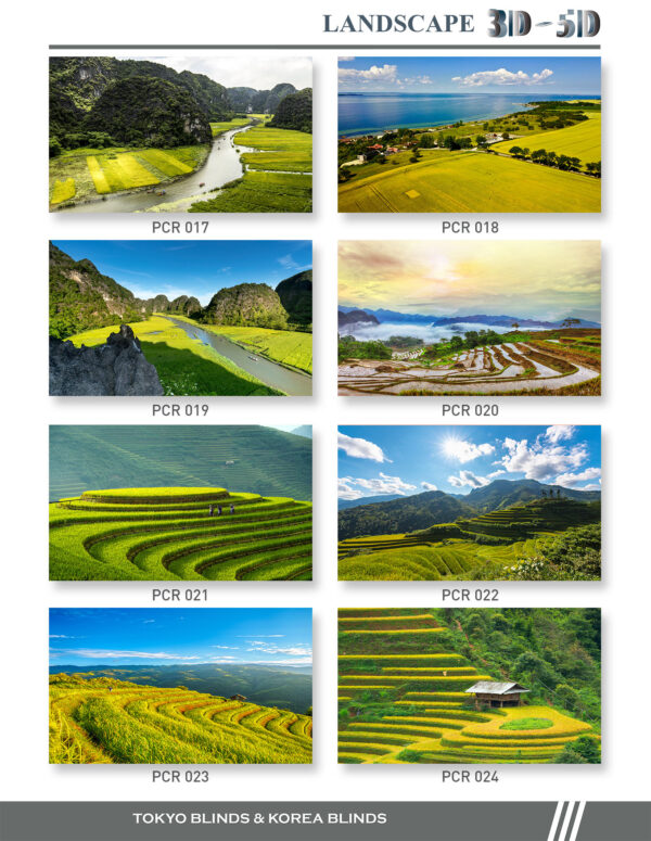 Rèm Cuốn In Tranh chủ đề: Phong Cảnh - Ảnh 75