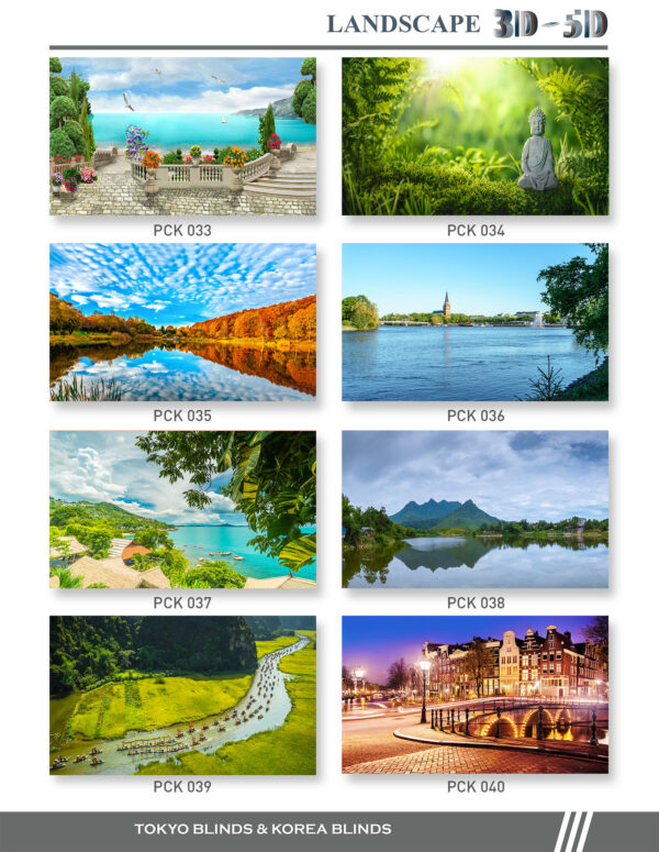 Rèm Cuốn In Tranh chủ đề: Phong Cảnh - Ảnh 29