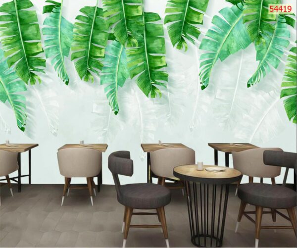 Rèm Cuốn In Tranh chủ đề: Hạc - Cây Nhiệt Đới - Ảnh 18