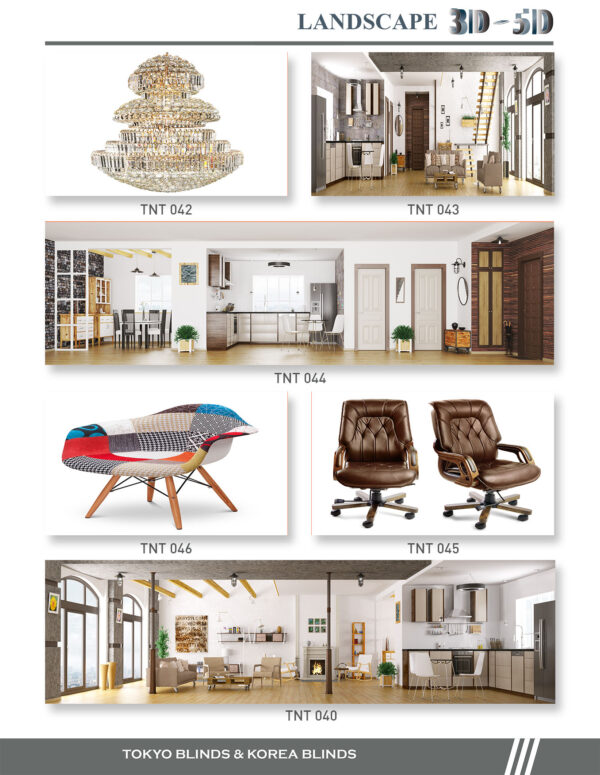 Rèm Cuốn In Tranh chủ đề: Nội Thất - Ảnh 2