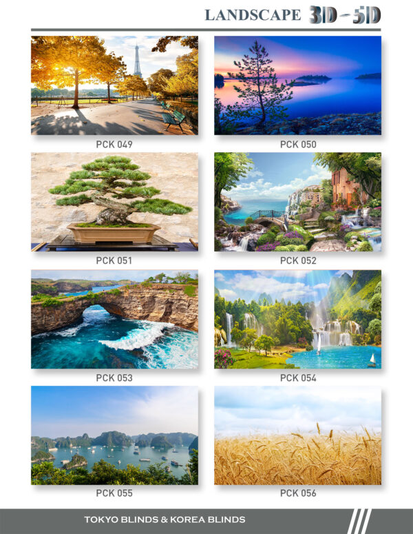 Rèm Cuốn In Tranh chủ đề: Phong Cảnh - Ảnh 21