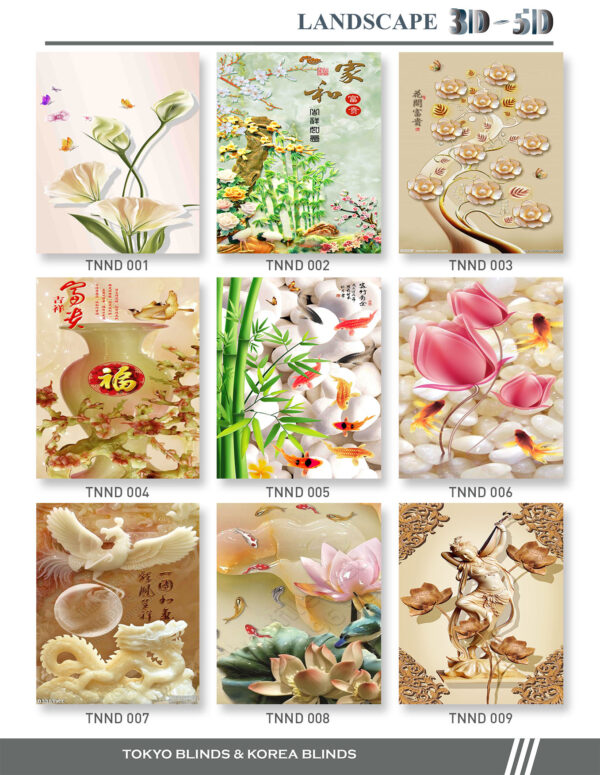 Rèm Cuốn In Tranh chủ đề: Ngọc - Ảnh 12